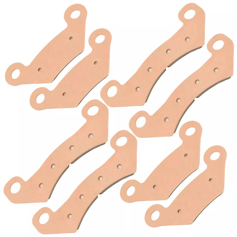 Caltric Front And Rear Brake Pads for John Deere Am141182