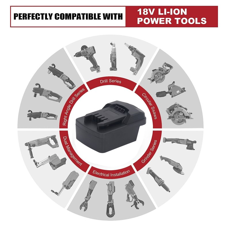 Power Tool Battery Adapter Converter for 48 11 1828 48