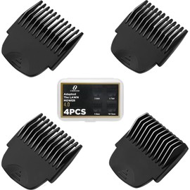 CR8GR8 Professional Guide Comb Fit Cutting Guider for Manscaped 4.0,4 Pack 8 Cutting Lengths from 1/8"-1/2" Inch Fit The Lawn Mower 4.0 Groin Hair Trimmer