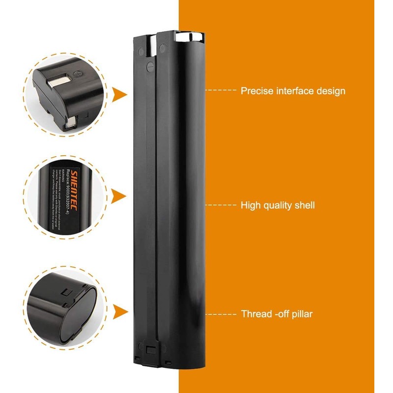 Shentec Upgraded 2 Pack 9.6V 4.0Ah Battery Compatible with Makita