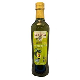 ITALICA ITALICA - Pure Refined and Extra Virgin Avocado Oil - Perfect for Cooking and Salad Dressing - Anfora Glass Available in 16.9 FL OZ (500 mL)