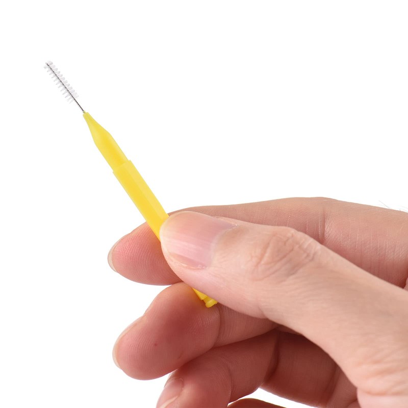 Henniu 100 Piezas de cepillos interdentales, Hilo Dental, palillo de