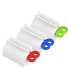 Toothpaste Squeezer,3 Pack Rolling Tube Toothpaste Dispenser Plastic Vertical Toothpaste