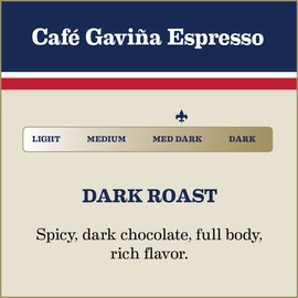 Café Gaviña Ground Espresso Coffee, Bold Dark Roast, 100% Arabica, 10 oz Can