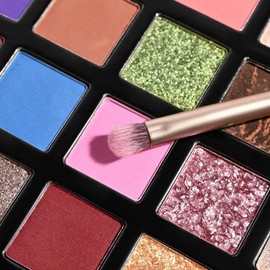 Milagro Beauty Eyeshadow Brush 52 Vegan Medium Sized Smudge Precision Shadow Blending Eye Makeup Tool with Wooden Handle Aluminium Ferrule