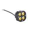40W Motorcycle Headlight LED Spotlight Yellow Light Waterproof for Off