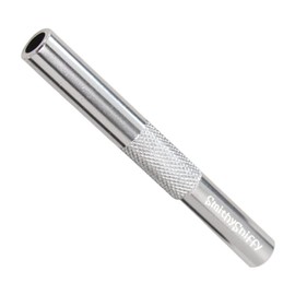 SmithySniffy Metal Reusable Straw/Snorter Straw (Silver)
