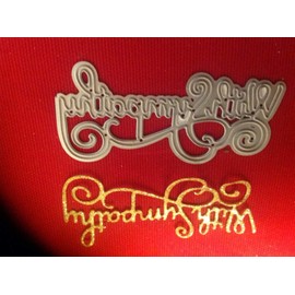 With Sympathy Words Cutting Dies,DIY Scrapbooking Artist Metal Cutting Dies Stencils for DIY Scrapbooking Paper Cards Making Decorative Crafts Supplies New 2019 Dies