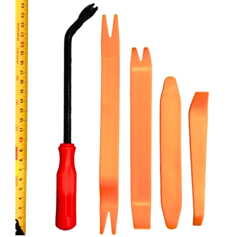 5-piece Set Auto Rivet Panel Removal Clip Clamp Tool Removal