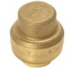 2 Pcs XFITTING Push Fit 1/4 Inch End Cap Plug,
