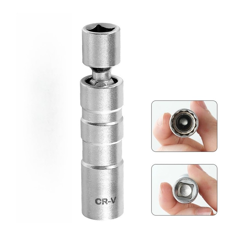 5/8" Spark Plug Socket Magnetic, Magnetic 16mm Spark Plug Socket,