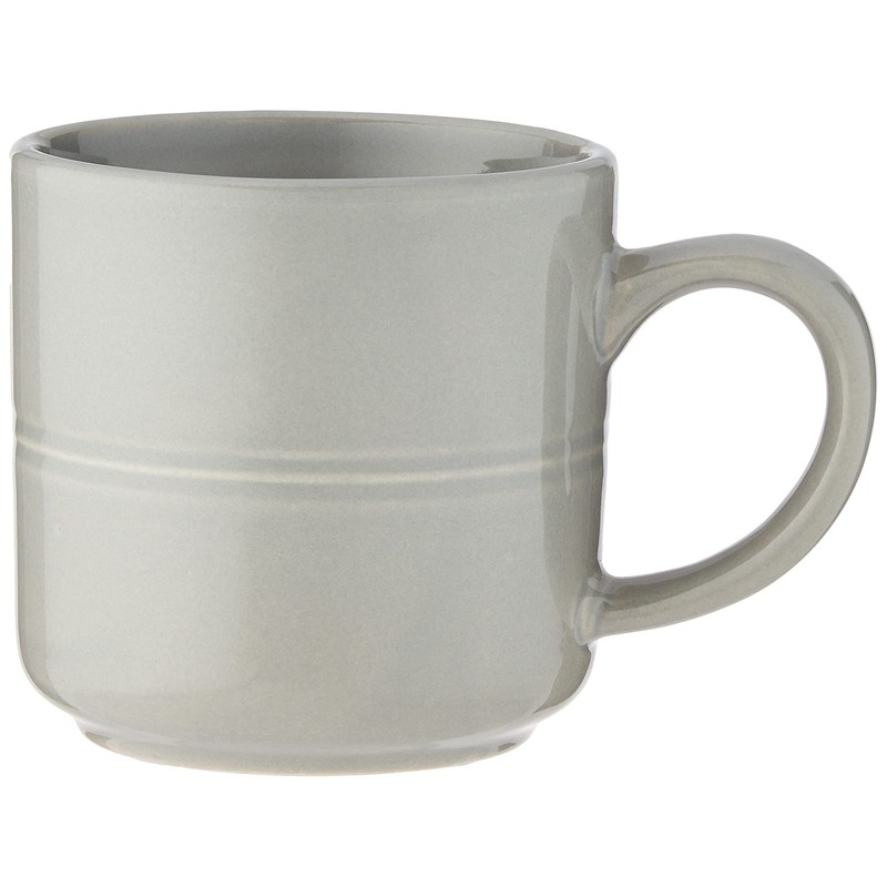 DINNERSET 16PCS GREY STONEWARE RIDGE