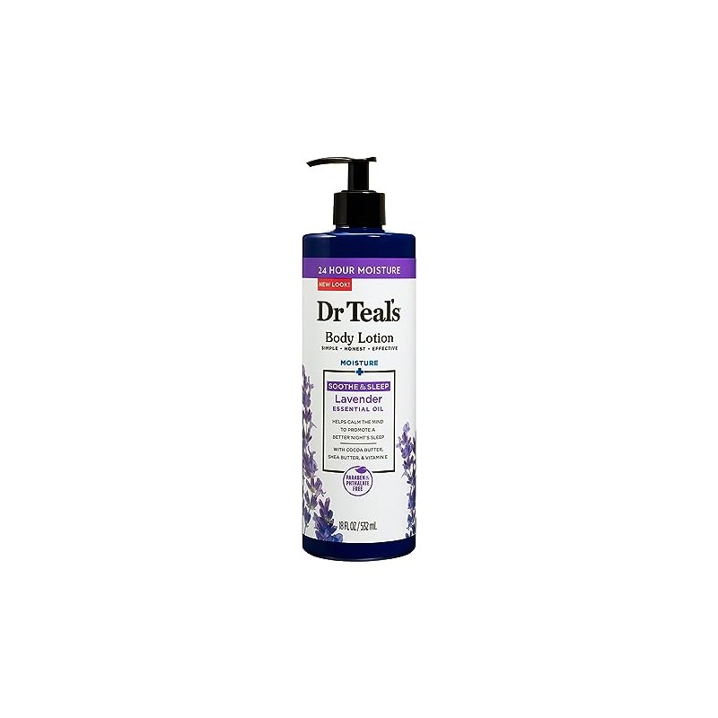 Dr Teal's Crema Corporal con Aceite Escencial de Lavanda, 18