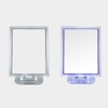 Set of 2 in-pouch new square table mirrors, white + blue / 인파우치 신사각 탁상거울 중 2개 세트, 화이트 + 블루
