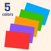 1000 Pack, Coloured Stickers Sticky Labels, 7.5 x 5 cm