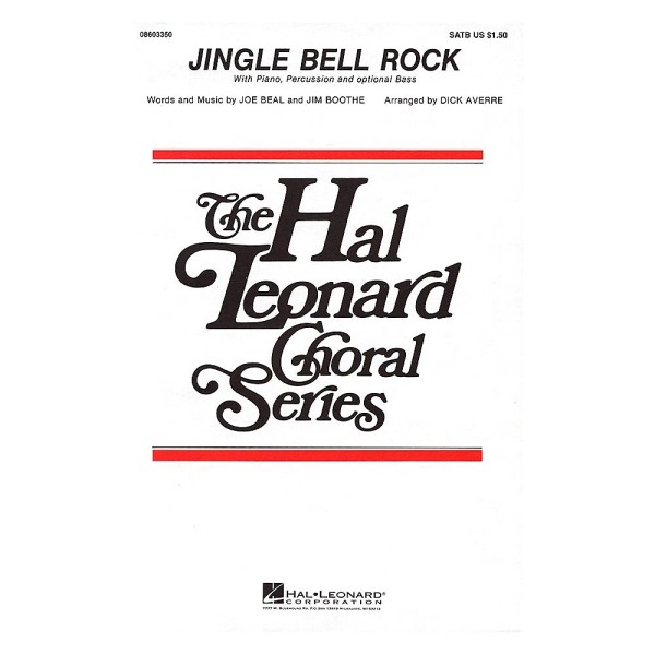 Hal Leonard Jingle Bell Rock SATB arranged by Dick Averre