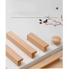 SYZOW 6 Pack Wooden Kitchen Cupboard Handles, Cabinet Hardware Drawer