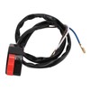 Motorcycle Headlight Dimmer Switch Left 35250‑126‑701 3 Wires ABS Replacement