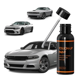 XTryfun PSE/SSE Triple Nickel/Silver Zynith Touch Up Paint for Dodge, DIY Car Paint Scratch Repair Kit, Automotive Paint, Quick & Easy Fix Scratch Repair for Challenger/Charger