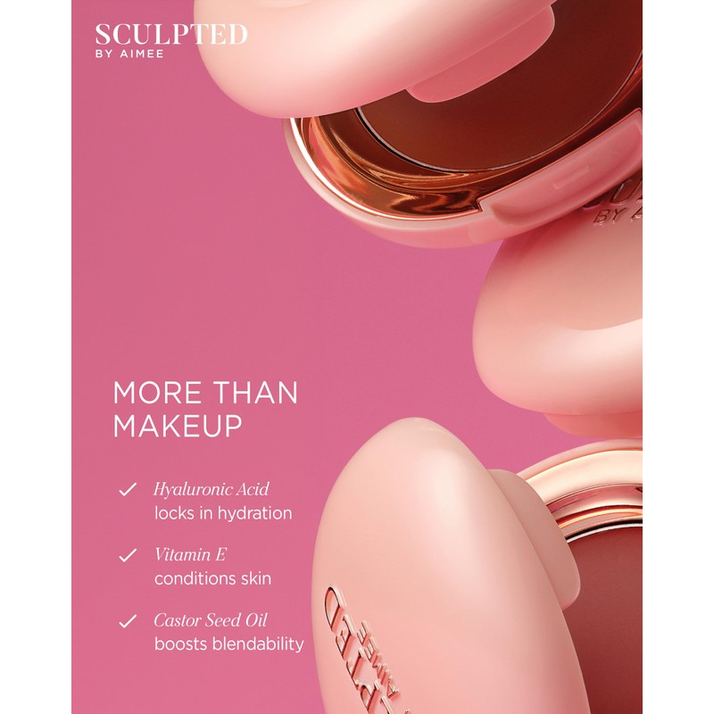 Sculpted by Aimee Cream Luxe Bronze, Cream Bronzer for Face,