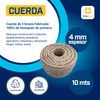 24tarpp Cuerda de Henequén 100% Natural 4MM 10 MTS |