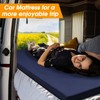 CYMULA Camping Cot Mattress 2in Memory Foam Sleeping Pad,Soft Warm
