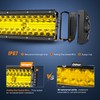 Nilight 42 Inch LED Light Bar 320 LED Chips Yellow