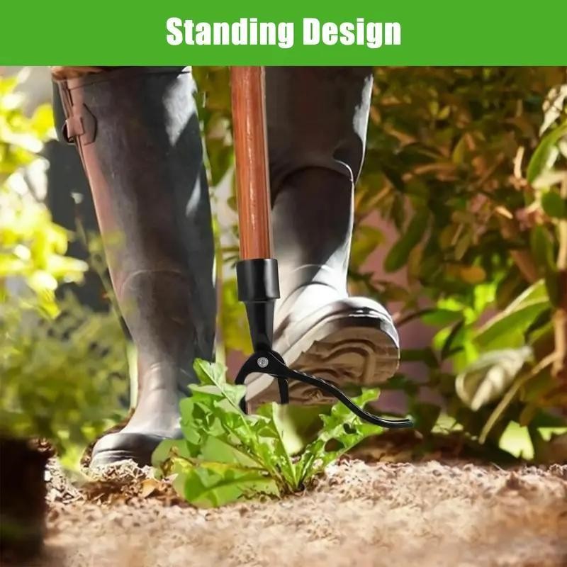 Standing Weeder,¬†4-Claw Steel Head Design Manual Weeder,¬†Durable and Sturdy Garden