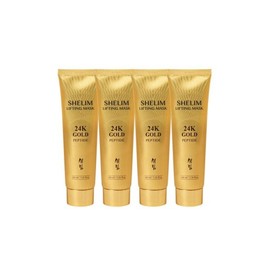 (4 pieces)Shirim 24K Gold Peptide Lifting Mask 100ml Peel-Off Wrapping Mask Brightening Texture Improvement Shirim 24K Gold Peptide Lifting Mask / (4개)쉬림 24K골드 펩타이드 리프팅 마스크 100ml 필오프 랩핑마스크 결광 결개선 쉬림 24K골드 펩타이드 리프팅 마스크