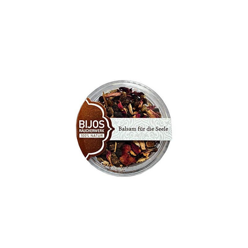 Bijos Incense Mixture in 50 ml PS Glass Balm for