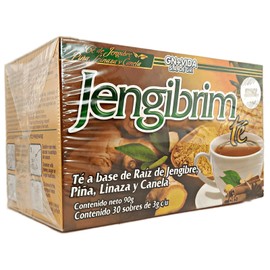 JENGIBRIM Té 30 sobres | Jengibre, Piña, Linaza, y Canela