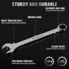 6-Piece All-Purpose Combination Wrench Set, Metric & Standard 23mm, 24mm,