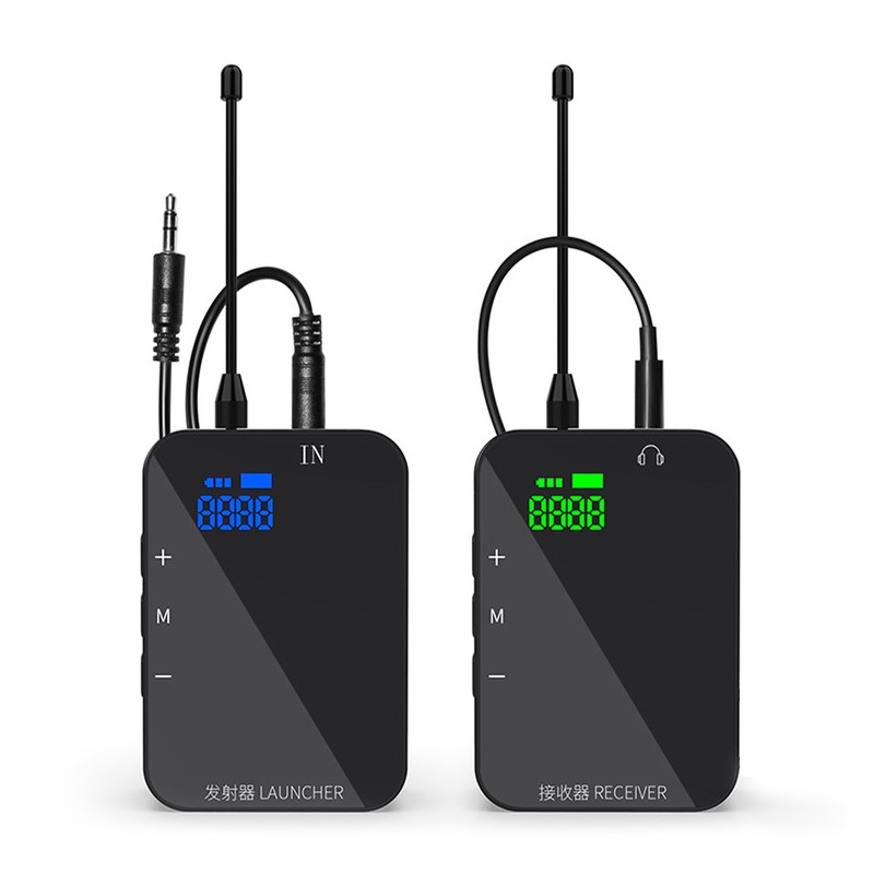 Wireless Ear Monitoring System 2.4G Stereo 164ft Auto Pairing Transmitter
