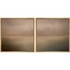SIGNFORD Framed Canvas Print Wall Art Set Minimalist Neutral Horizon