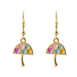 Mushroom Earrings for Women,Boho Cute Alloy Drop Oil Mushroom Charm Earrings Gold Hypoallergenic Dangle Mushroom Earrings for Teens Adults