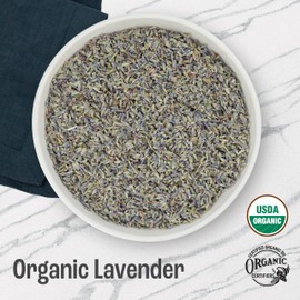 J MAC BOTANICALS, Organic Lavender Flower (4 oz), Dried Lavender Flowers, Buds, Manufactured in The USA