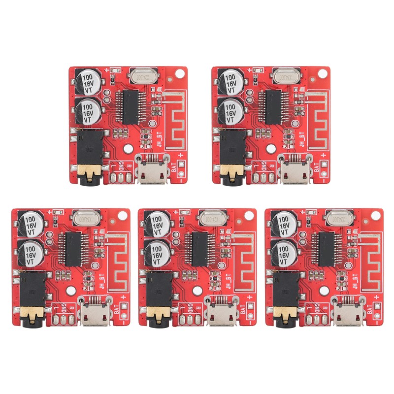 5PCS DIY Bluetooth 5.0 Receiver Board Lossless Decoder Board Wireless