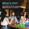 Party Drinking Table Game for Adult, Bounce Balls Shots Game