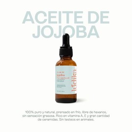Aceite de Jojoba Virgen Puro Orgánico 125 ml | Hidratación Equilibrante Rostro Anti Brillo | Brillo pra Cabello Anti Frizz | Ayuda a Atenuar Estrías