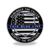 Thin Blue Line Police Officer Challenge Coin Law Enforcement K9