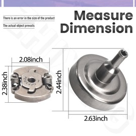 ZHIXING 753-06281 Clutch Assembly Compatible with CUB CAD-ET 75306281 for BC5090 BC509 ST228 ST227S ST227C SS418 CC148 String Trimmer