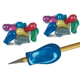 Pencil Grip Jumbo Metallic Ergonomic Writing Aid, for Righty and Lefty, 12 Count Assorted Colors (TPG-11912)