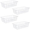 Orgneas Freezer Organizer Bins Metal Wire Storage Baskets for Upright