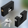 KOTARBAU® Cast Iron Padlock 80 mm Monoblock Padlock with Bolts