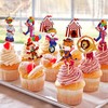 Blumomon 28Pcs Circus Animal Cupcake Toppers for Kids Boys Girls