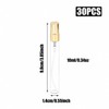 30 Pack 10ml/0.34oz Clear Glass Perfume Sample Bottles, Fine Mist