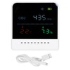Carbon Dioxide Detector Digital Air Quality Tester with Temperature Humidity