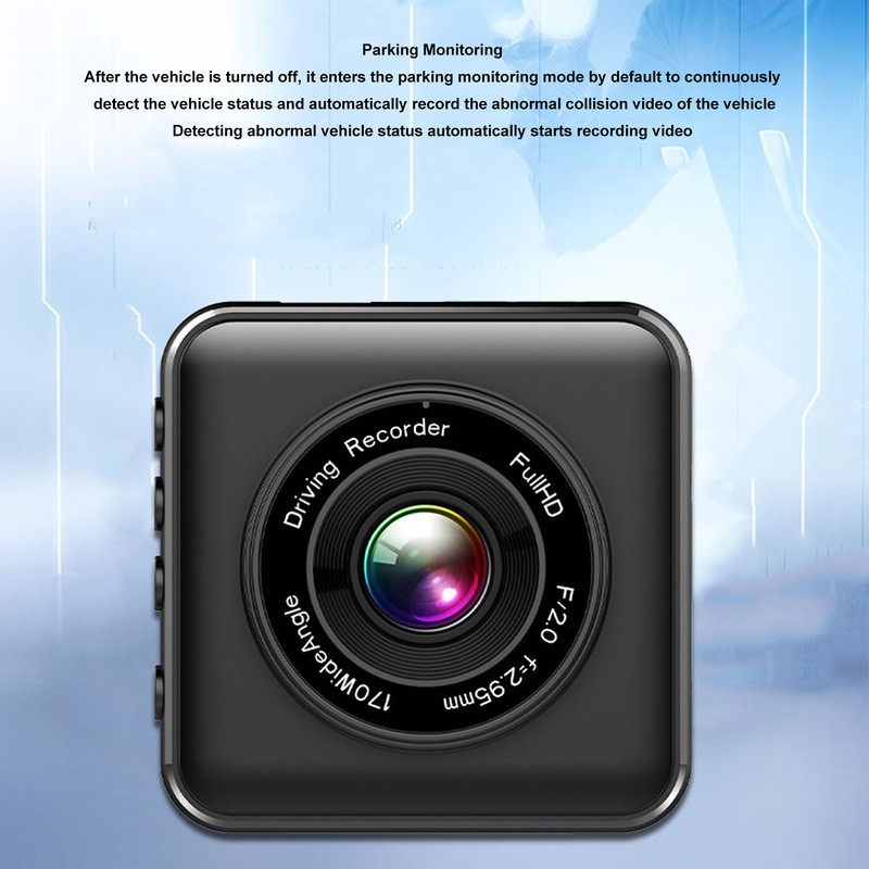 Driving Recorder 2in HD 1080P Night Vision Wide Angle Dash