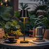 Livinlarge Cordless Table Lamps,Rechargeable Outdoor Solar LED Lamp,Portable USB Desk