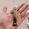eSplanade 4" Brass House Hotel Door Number Plaque Sticky Numeric